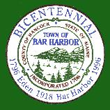 This Hand Painted Besheer Art Tile was produced for a limited perod of time to commemorate the 200th year celebration of the incorporation of the Town of Bar Harbor, Maine