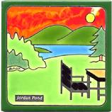 Jordan Pond House Tile at Acadia National Park