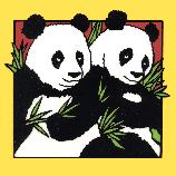 Hand Painted Panda Tiles Made Expressly for the National Zoo by Besheer Art Tile....Giant Pandas are struggling to survive in the wild. Scientists at the Smithsonian's National Zoo are studying the Zoo's panda pair. Mei Xiang and Tian Tian, to learn more about this critically endangered species. Friends of the National is dedicated to supporting the National Zoo in a joint mission to celebrate, study and protect the diversity of animals and their habitats.
